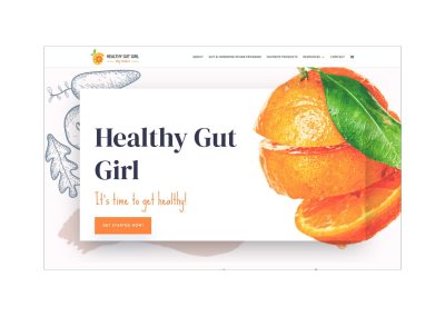 Healthy Gut Girl Website